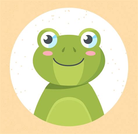 Premium Vector | Cartoon vector baby frog