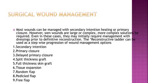 Wounds And Wound Healing Pptx