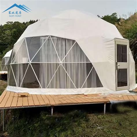 Igloo Geometric Steel Structure Glamoing Hotel Luxury House Outdoor Geo