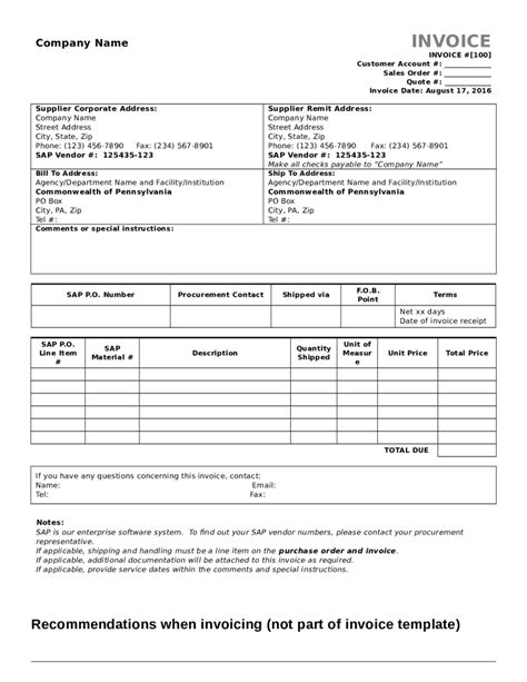 2022 Invoice Template Fillable Printable Pdf And Forms Handypdf 6723 Hot Sexy Girl