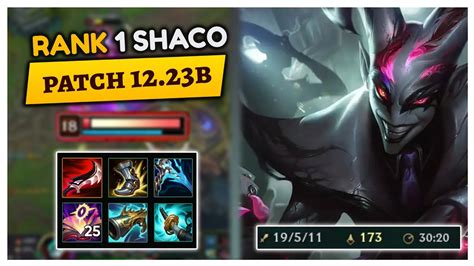 Challenger Shaco Tries One Shot Build Patch 1223 Youtube