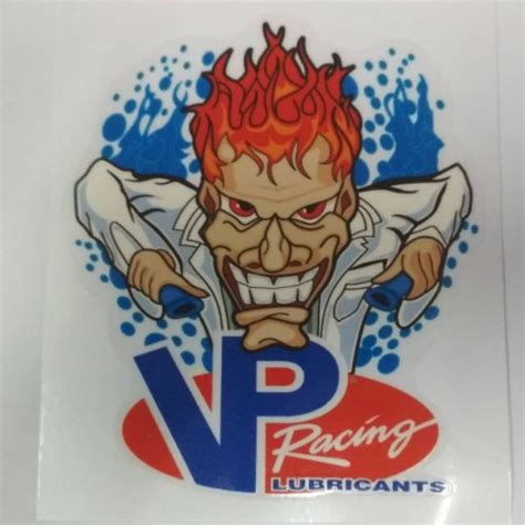 Vp Racing Mad Scientist Sticker Decal Untuk Motorsikal Dan Kereta Shopee Malaysia