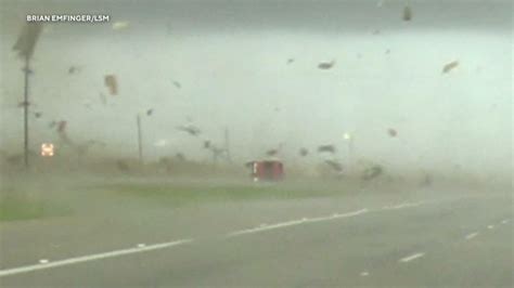 Watch Cbs Mornings At Least 17 Tornadoes Hit Oklahoma And Texas Full