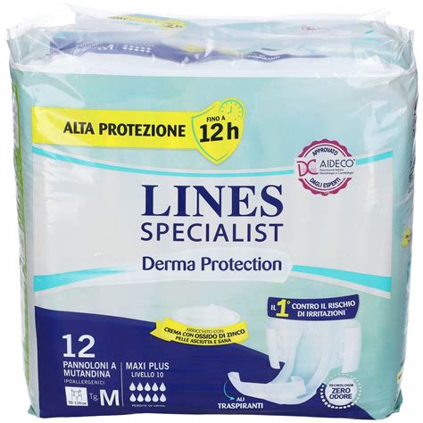 LINES Specialist Derma Protection Pannolone A Mutandina Assorbenza Maxi