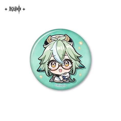 Sucrose Q Version Emoticon Can Badge Cm Genshin Impact Kyou