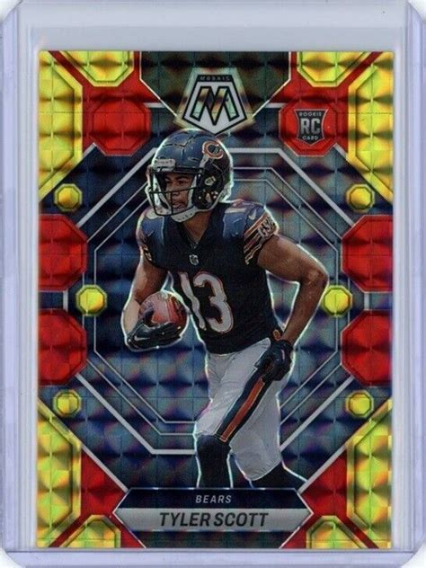 2023 Panini Mosaic Rookies Choice Fusion Red Yellow Mosaic Prizm