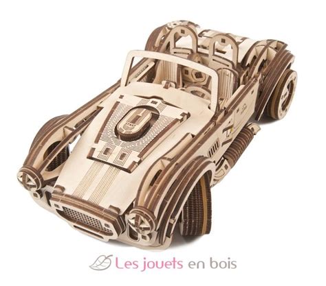 Voiture De Course Drift Cobra Puzzle D M Canique En Bois Ugears