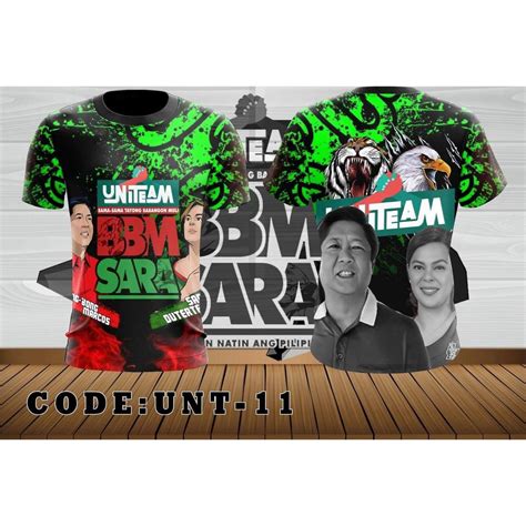 Bbm Sara Shirt Uniteam For President Election Candidate D T Shirt