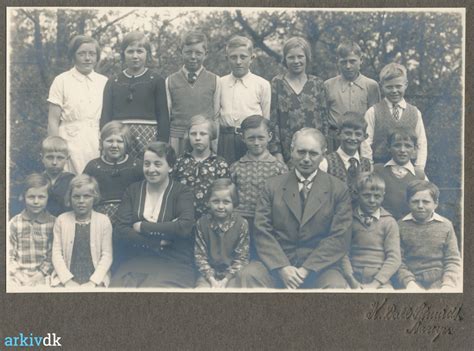 Arkiv Dk Kissendrup Skole Skolefoto 1935