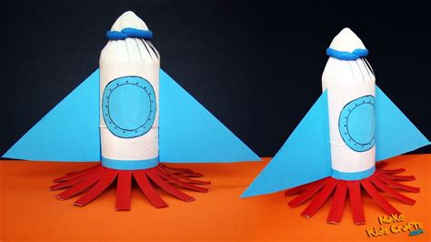 How To Make Space Rocket Rocket Crafts For Preschoolers Rocket