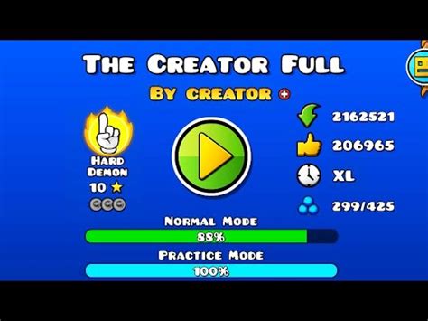 The Creator Full Version Geometry Dash Youtube