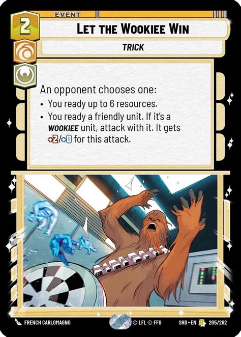 Let The Wookiee Win Starwarsunlimitedgg