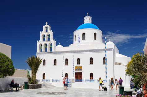 Church Of Panagia Platsani In Oia Santorini Santorini More