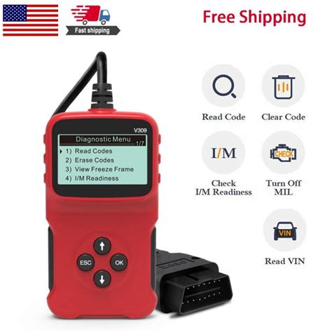 Obd2 Scanner Engineabssrstransmission Car Diagnostic Tool Abs Code