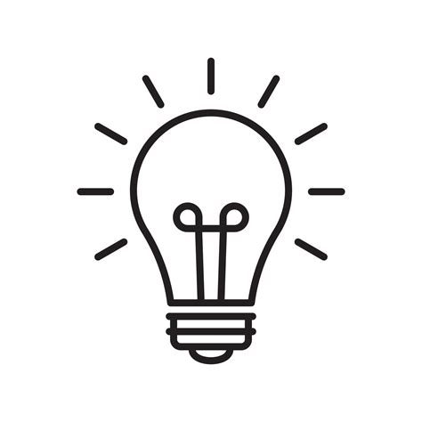 The Light Bulb Icon Full Of Ideas And Creative Thinking Analytical Thinking For Processing