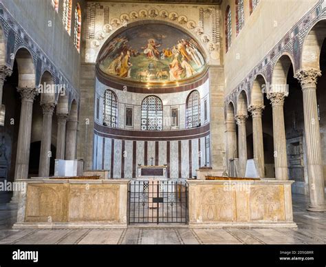 Schola Cantorum In Tha Main Apse Of Santa Sabina Basilica On The