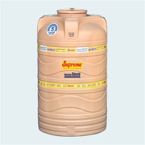 Supreme Five Layer Premium Overhead Water Tank L At Rs Litre