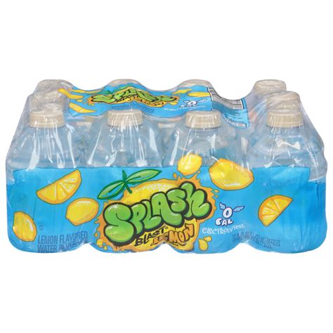 Save On Splash Blast Flavored Water Beverage Lemon 12 Pk Order Online