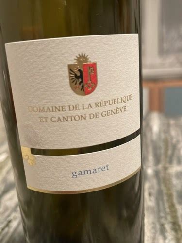 Domaine De La R Publique Et Canton De Gen Ve Gamaret Vivino France