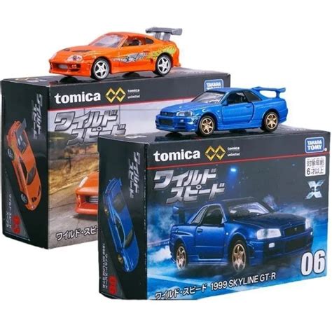 Tomica Premium Fast Furious Nissan Skyline GTR Toyota Supra Mazda RX