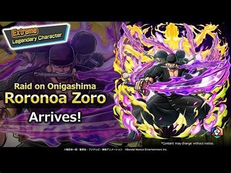 One Piece Bounty Rush Zoro Onigashima Arrive Demain En Personnage