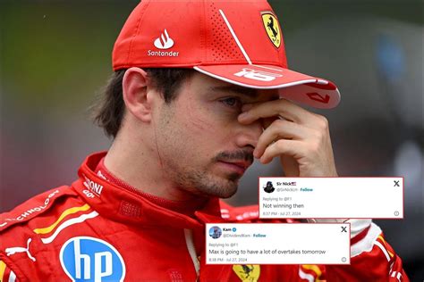 Not Winning Then Fans React As Charles Leclerc Secures Pole At The F1 Belgian Gp Amidst Max