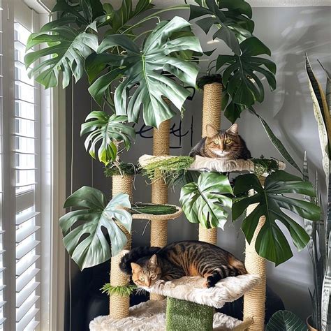 Ecosapiens On Instagram Introducing The Monstera Haven Cat Tree A Jungle Inspired Paradise