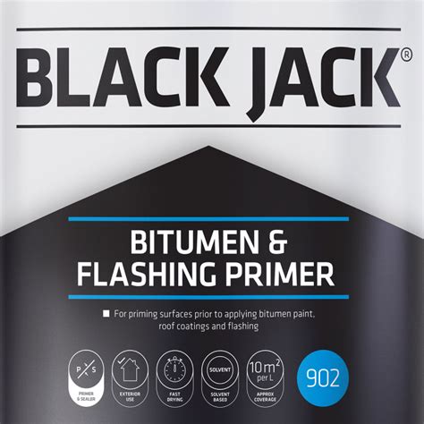 Everbuild 902 Black Jack Bitumen Flashing Primer 5 Litre 90205