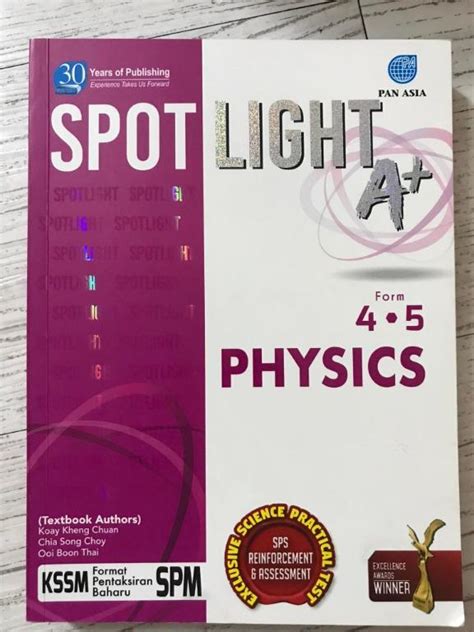 Spm Kssm Spotlight Physics Dlp Hobbies And Toys Books And Magazines Textbooks On Carousell