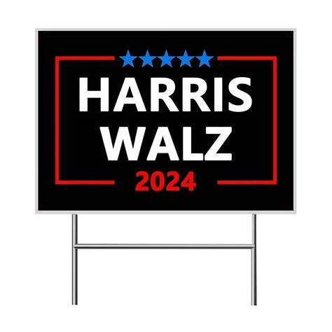 Harris Walz Kamala Harris Tim Walz Waltz For President Yard Sign