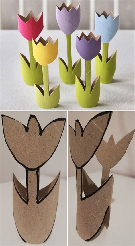 Diy Toilet Paper Roll Flowers