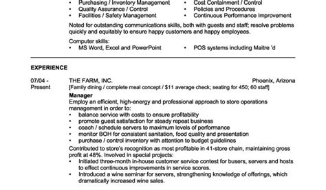 Kfc Sample Resume Sample Resume for Kfc Team Member Job Description | williamson-ga.us