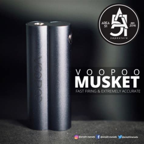 Area51 Katamso VOOPOO MUSKET MOD 120W DUAL 18650