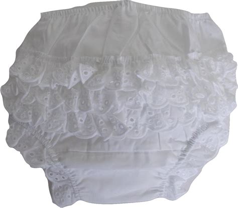 Soft Touch Baby Girls Infants Cotton Frilly Pants Frill Back Knickers