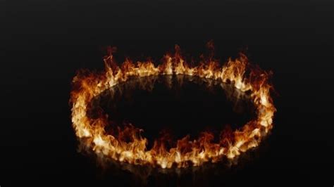 Free magic fire circle ring free 3D model | CGTrader