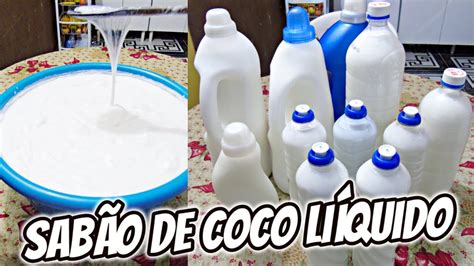 COMO FAZER SABÃO DE COCO LÍQUIDO CASEIRO PERFUMADO SEM SODA SUPER