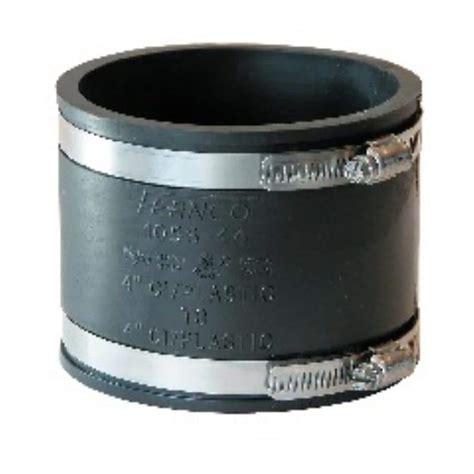 Fernco X PVC DWV Mechanical Flexible Coupling P1056 44 The