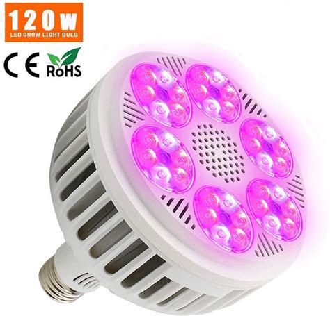 Jml W Led Grow Light Bulb Full Spectrum Plant Lights Bulb For