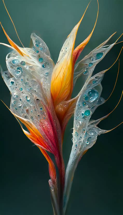 Midjourney Prompt Bird Of Paradise Flower Dripping PromptHero