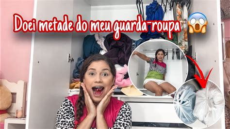 DANDO UMA LIMPA NO GUARDA ROUPA Por IANCA YouTube