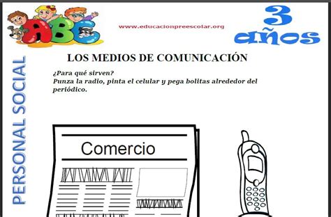 Los Medios De Comunicaci N Para Ni Os De A Os Educaci N Preescolar