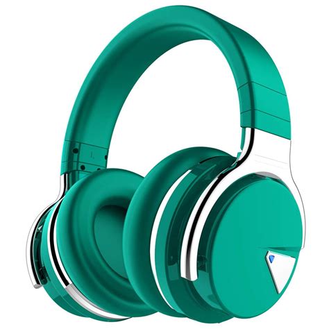 Cowin Bluetooth Noise Canceling Over Ear Headphones Green E7anc