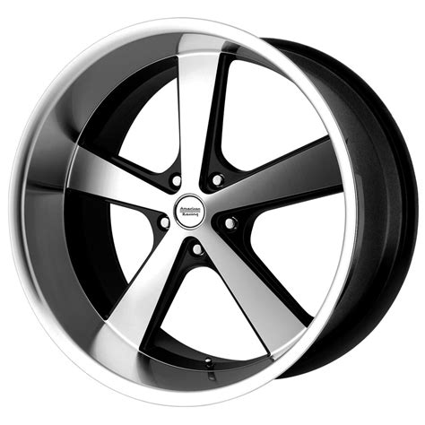 American Racing Vn701 Nova 20x85 5x5 0mm Blackmachined Wheel Rim 20 Inch