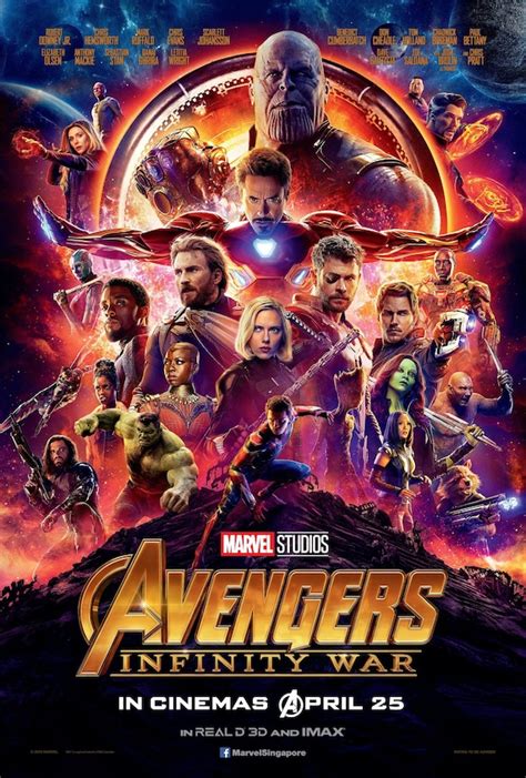 Avengers Infinity War Movie Poster Download Etsy