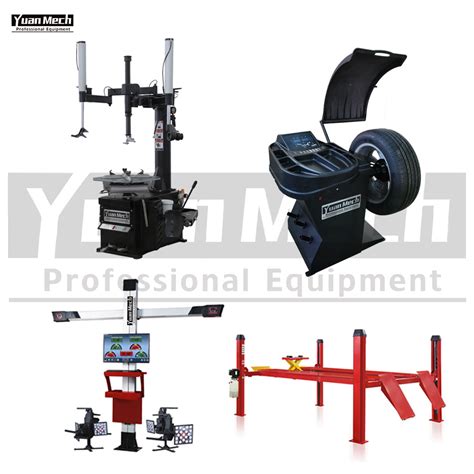 Wheel Alignment Car Lift Tire Changer And Wheel Balancer Combo For Car