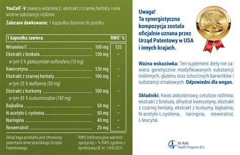 48 YouCell V Blister PL 30 kapsułek by Dr Rath Health Programs Issuu