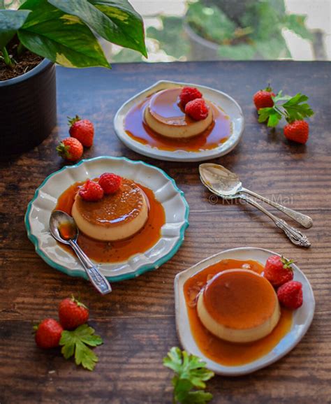 Easy Caramel Custard Caramel Flan Kitchen Mai