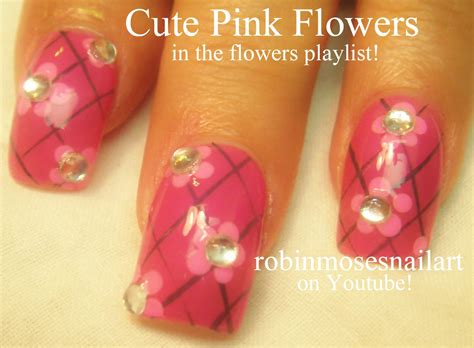 Nail Art By Robin Moses Cutest Nails Girly Pink Nails Cute Pink Nail