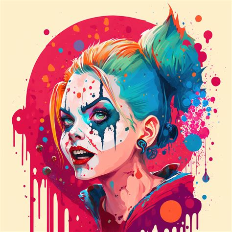 ArtStation - 6k Digital Print of The Queen of Clowns. Master of Jokers