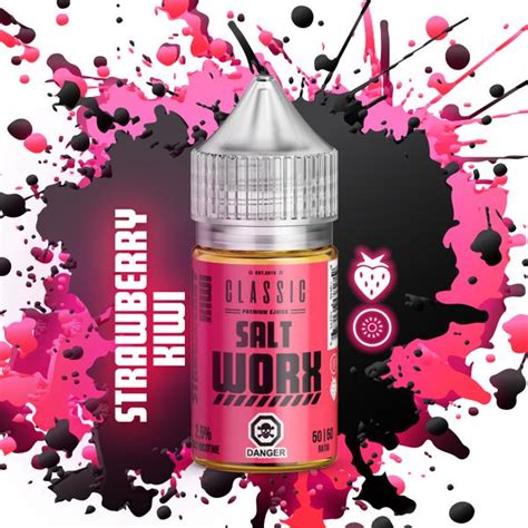 Salt Worx Strawberry Kiwi Salt Nic Vape Horizon